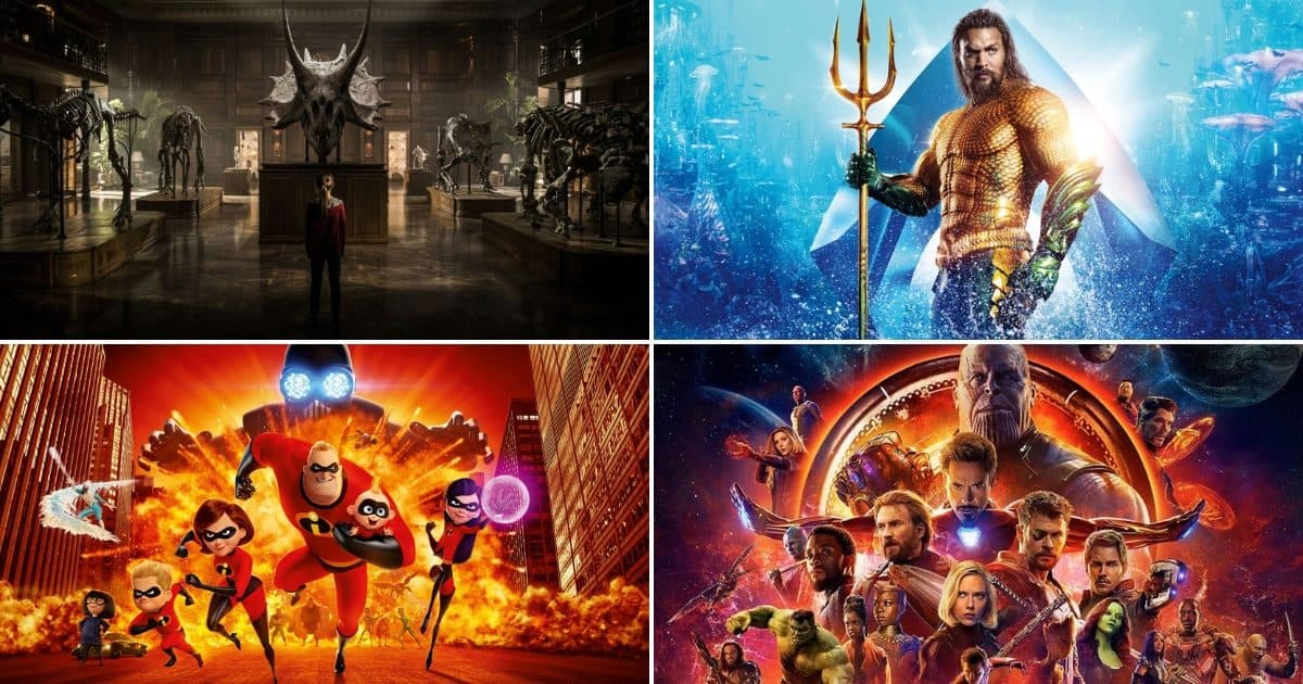 Las películas más vistas de 2018.