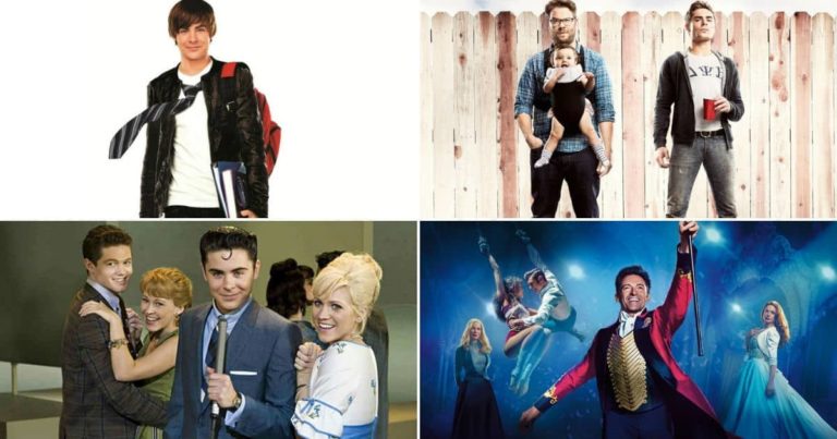 10 Mejores películas de Zac Efron