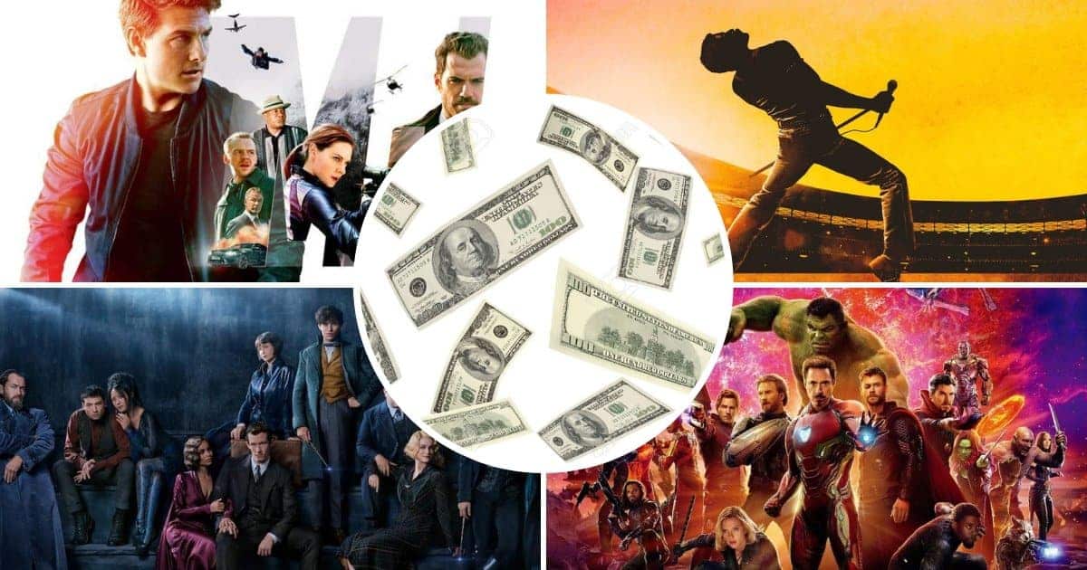 10 películas con mayores ingresos en 2018