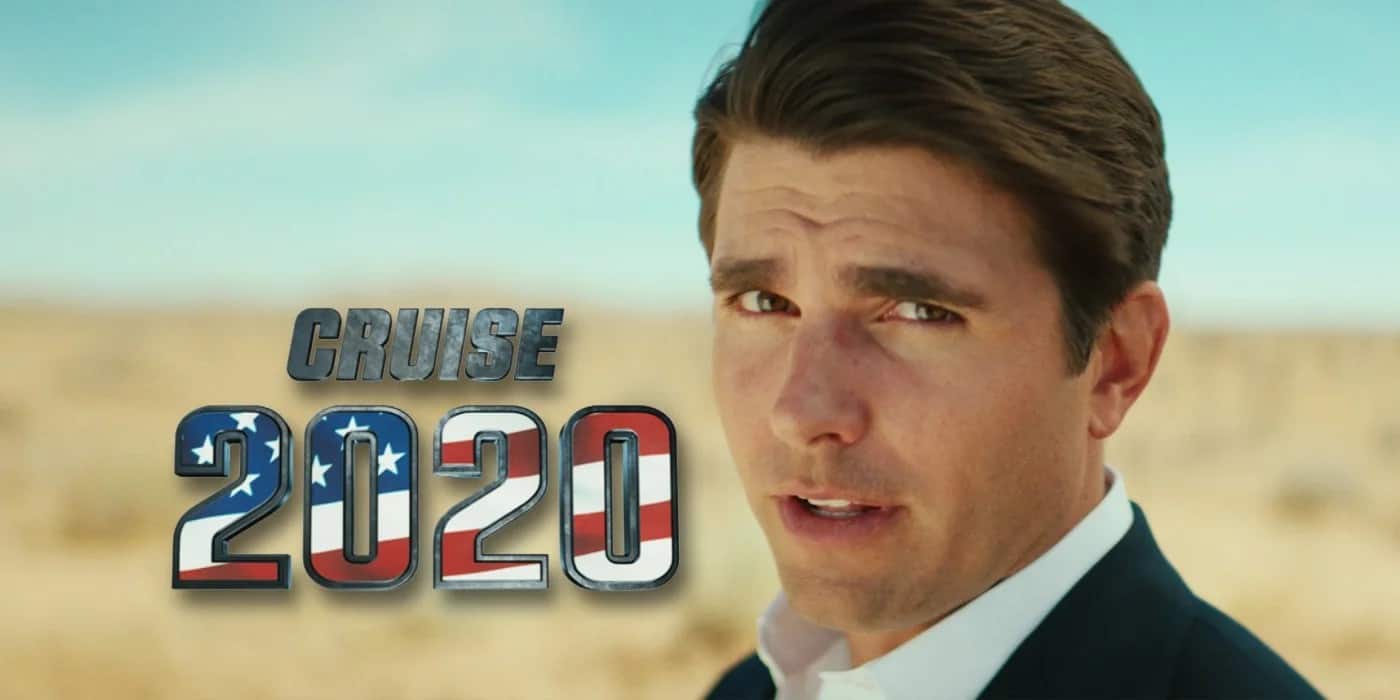Este video hilarante casi te convencerá de que Tom Cruise se postula para presidente en 2020.