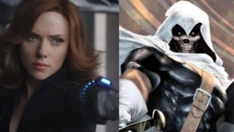 Mira a Scarlett Johansson como Black Widow luchando contra Taskmaster.