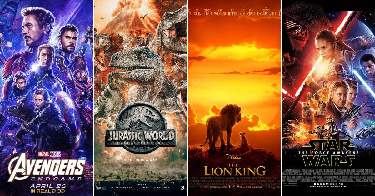 15 mayores éxitos de taquilla de la última década