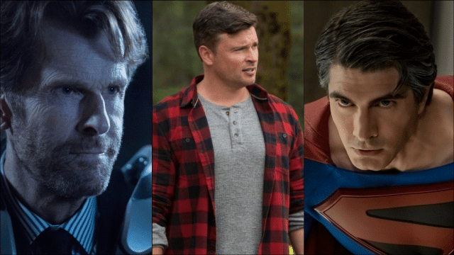 Primer vistazo a Bruce Wayne de Kevin Conroy y Clark Kent de Tom Welling en ‘Crisis on Infinite Earths