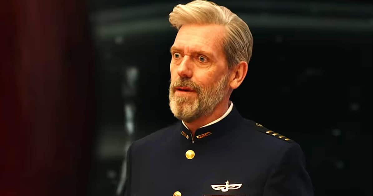 Hugh Laurie es el capitán de una nave espacial en el tráiler de la nueva serie de HBO 'Avenue 5'.
