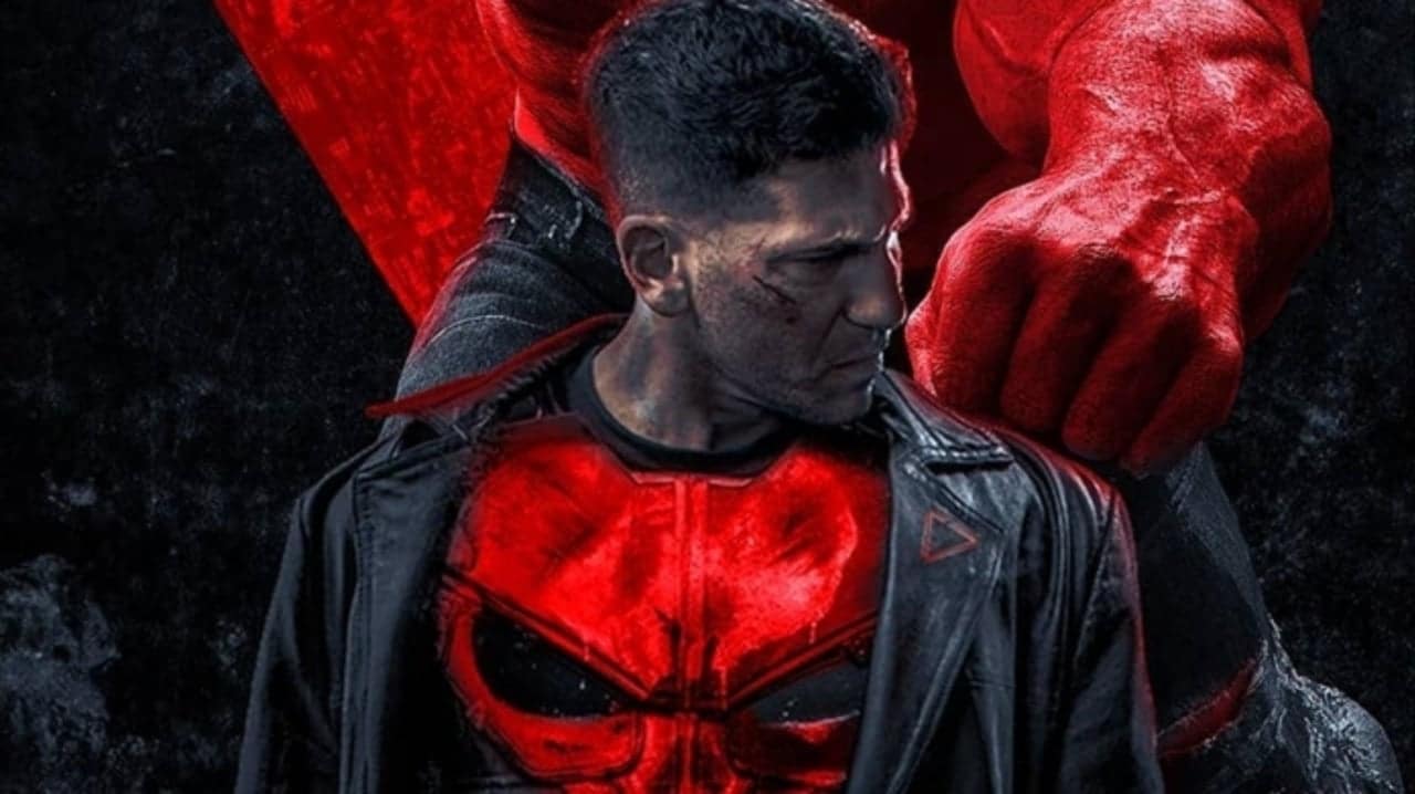 Excelente cartel de fan de Thunderbolts que imagina a Punisher y Red Hulk uniendo fuerzas en el MCU.