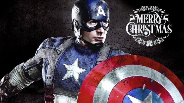 El Capitán América, la estrella Chris Evans, envió un 'excelente' mensaje navideño.