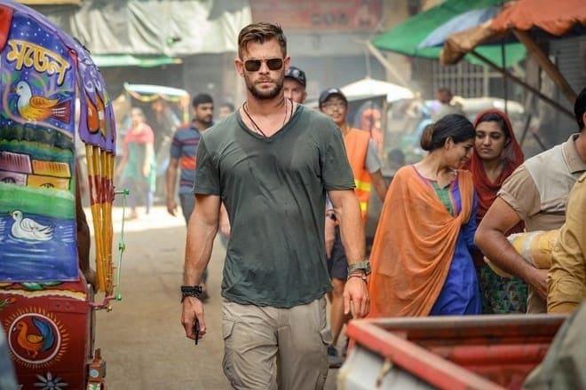 Primer vistazo a Chris Hemsworth en la próxima película de acción y thriller de Netflix 'Extraction