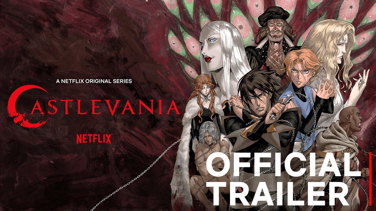 Brutal tráiler de la tercera temporada de la serie animada de horror/fantasía de Netflix, Castlevania.